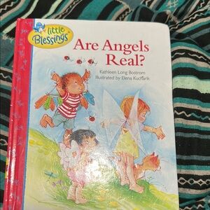 Kids Book - Are Angels Real? - Red and White